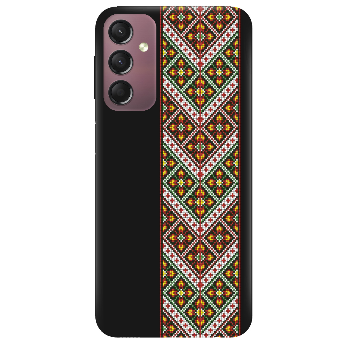 Чехол для Samsung Galaxy A05s черный матовый soft touch Карпатский оберег - фото 1 - Чехлы для телефонов