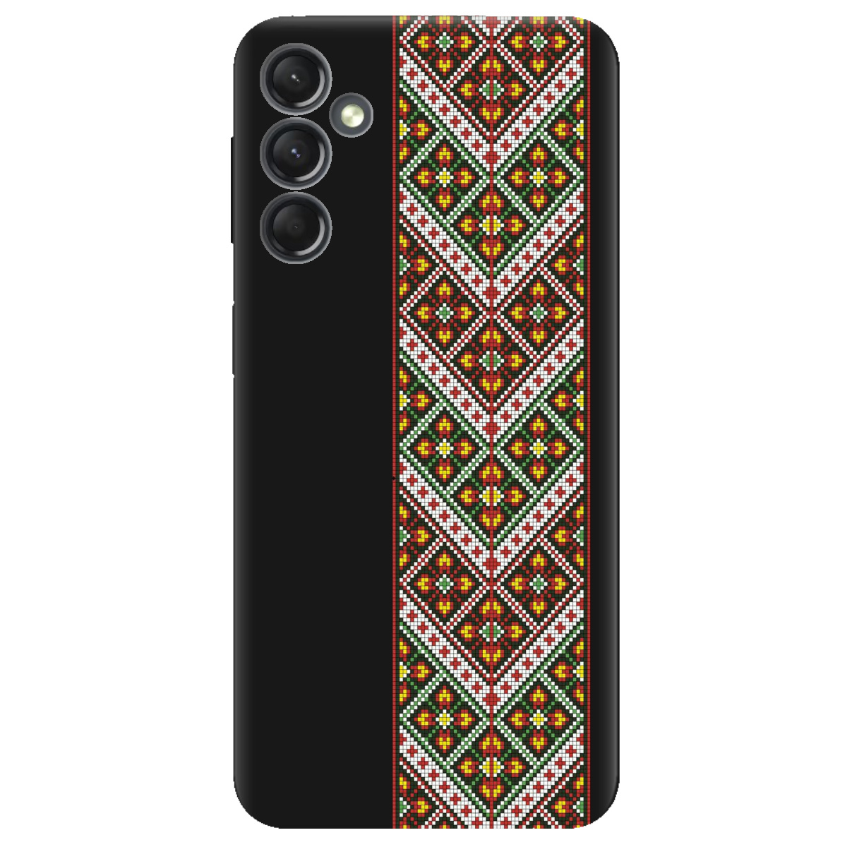 Чехол для Samsung Galaxy A25 черный матовый soft touch Карпатский оберег - фото 1 - Чехлы для телефонов