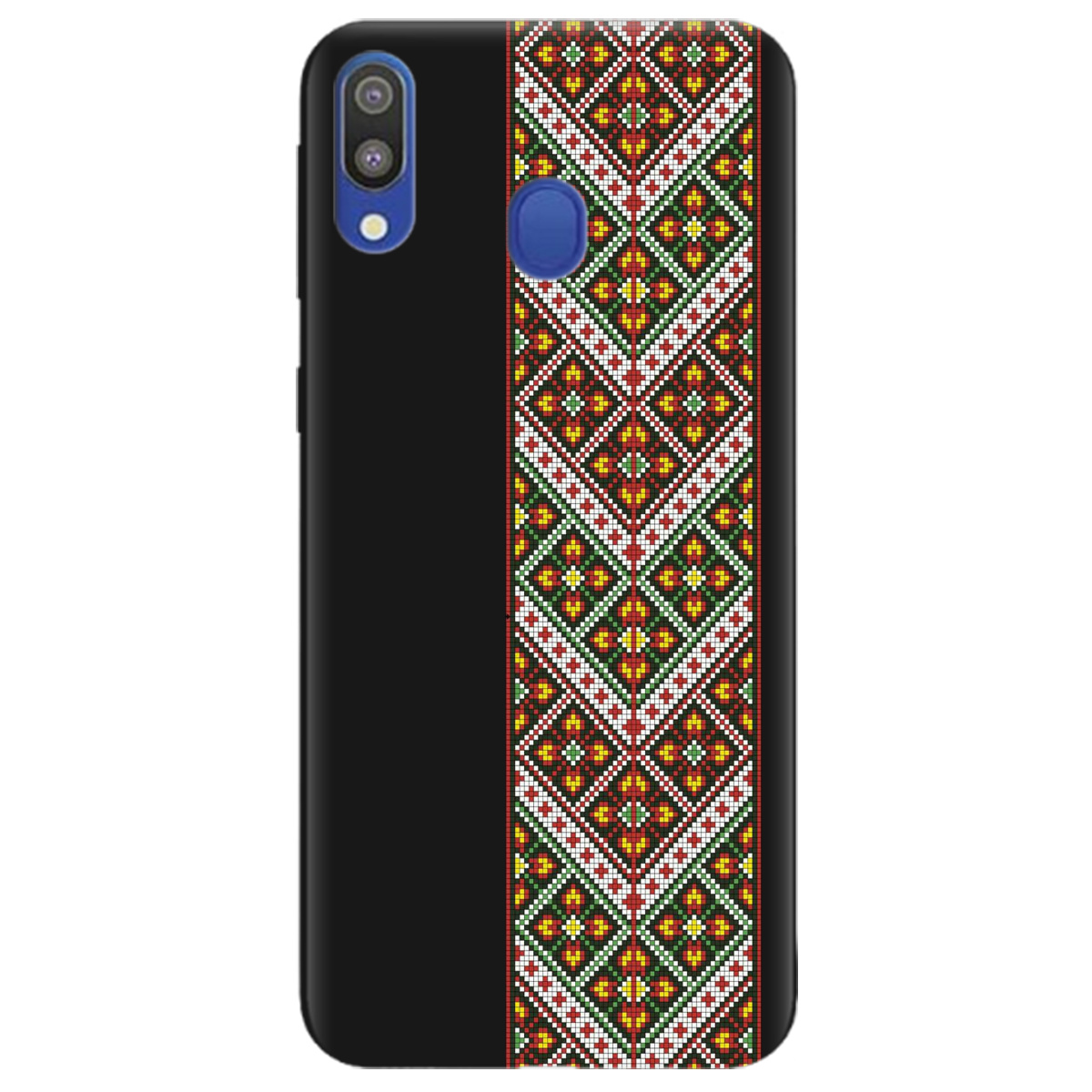 Чехол для Samsung Galaxy A20e черный матовый soft touch Карпатский оберег - фото 1 - Чехлы для телефонов