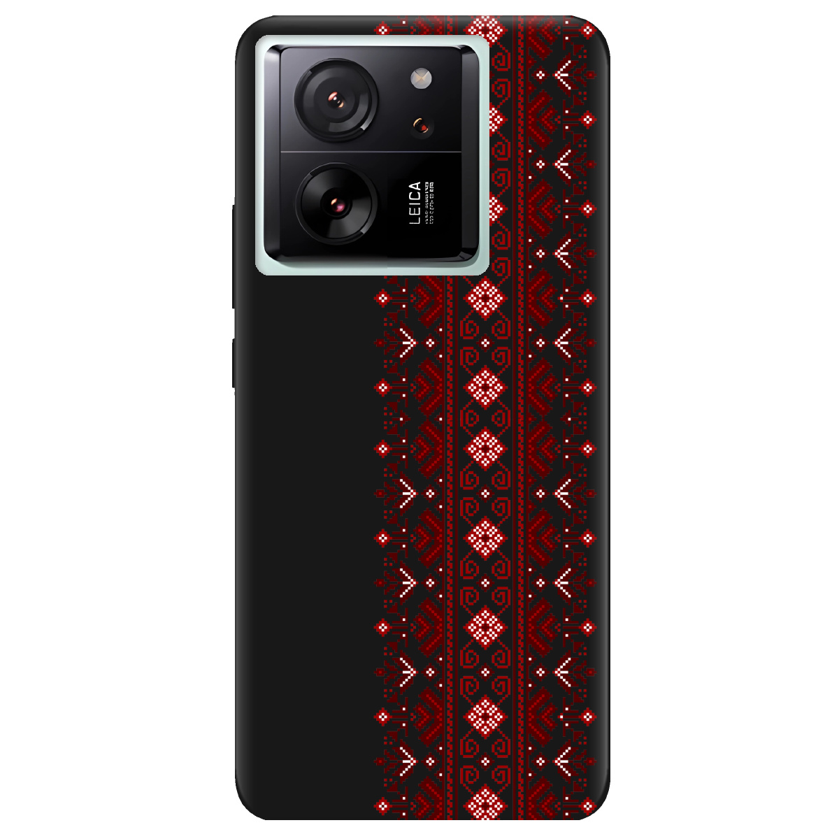 Чехол для Xiaomi 13T Pro черный матовый soft touch Крестики судьбы - фото 1 Чехол для Xiaomi 13T Pro черный матовый soft touch Крестики судьбы - фото 1 - Чехлы для телефонов