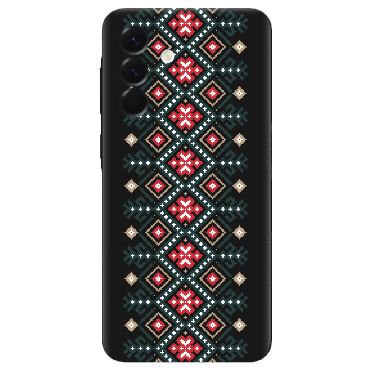 Чохол для Samsung Galaxy A56 5G чорний матовий soft touch Стежка предків - фото 1 - Чохли для телефонів