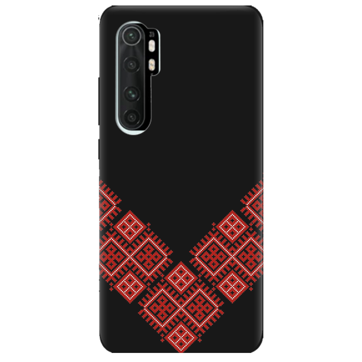 Чохол для Xiaomi Mi Note 10 Lite чорний матовий soft touch Вишивана доля - фото 1 Чохол для Xiaomi Mi Note 10 Lite чорний матовий soft touch Вишивана доля - фото 1 - Чохли для телефонів