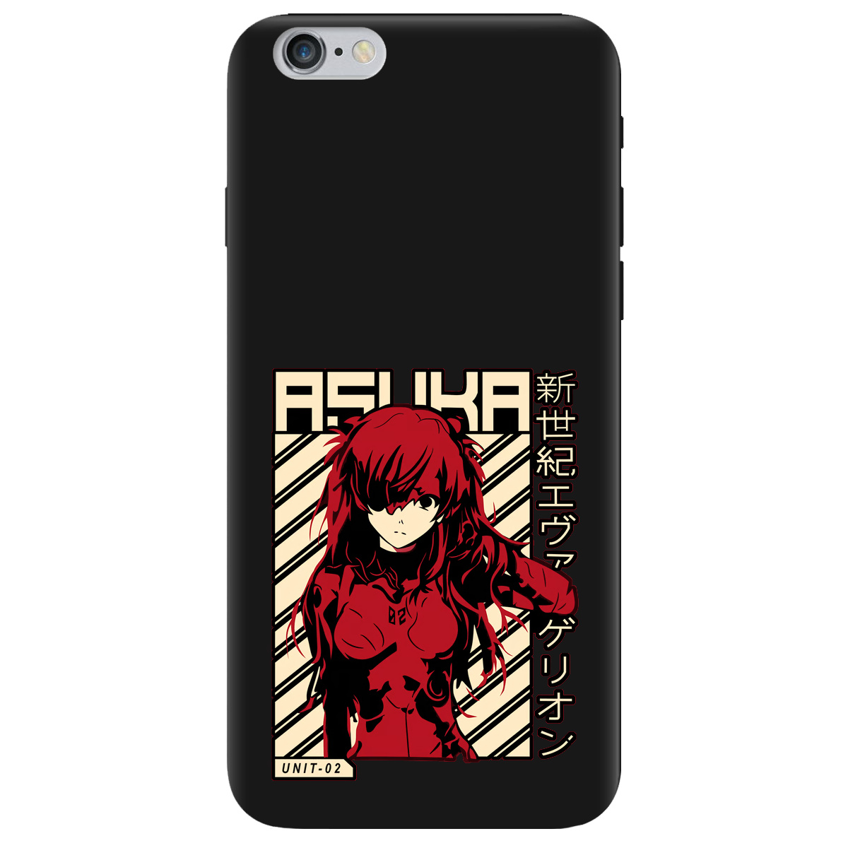 Чохол для Apple iPhone 6 Plus / 6S Plus чорний матовий soft touch Аска Ленглі - фото 1 - Чохли для телефонів