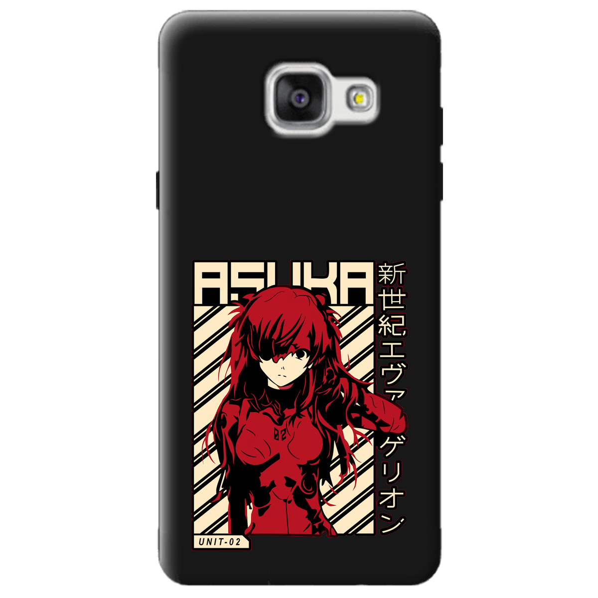 Чохол для Samsung Galaxy A5 2016 чорний матовий soft touch Аска Ленглі - фото 1 - Чохли для телефонів