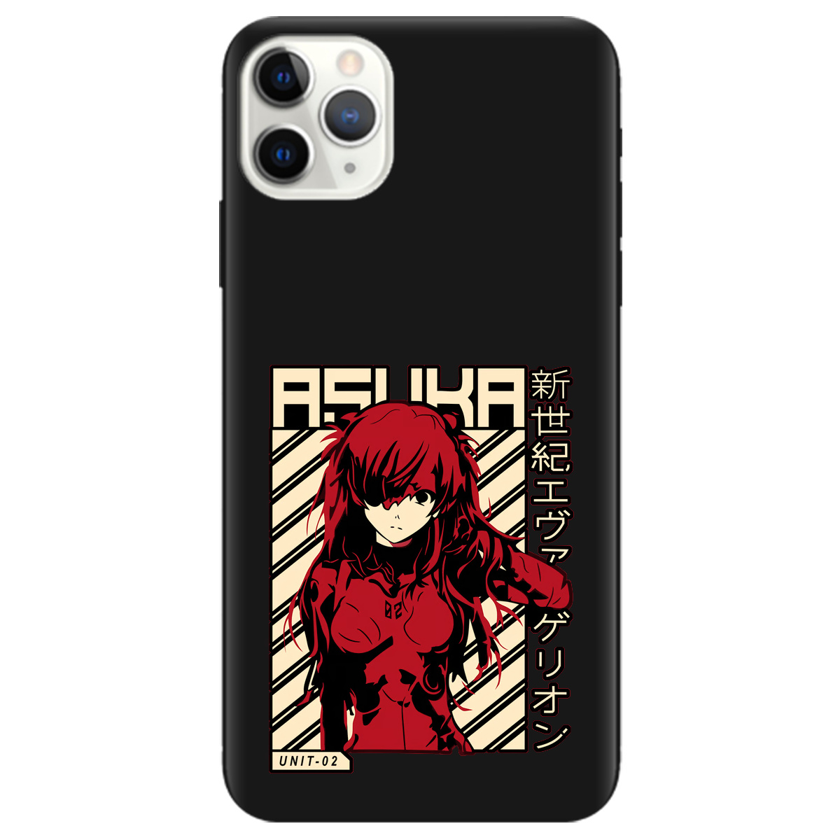 Чехол для Apple iPhone 11 Pro Max черный матовый soft touch Аска Ленгли - фото 1 - Чехлы для телефонов