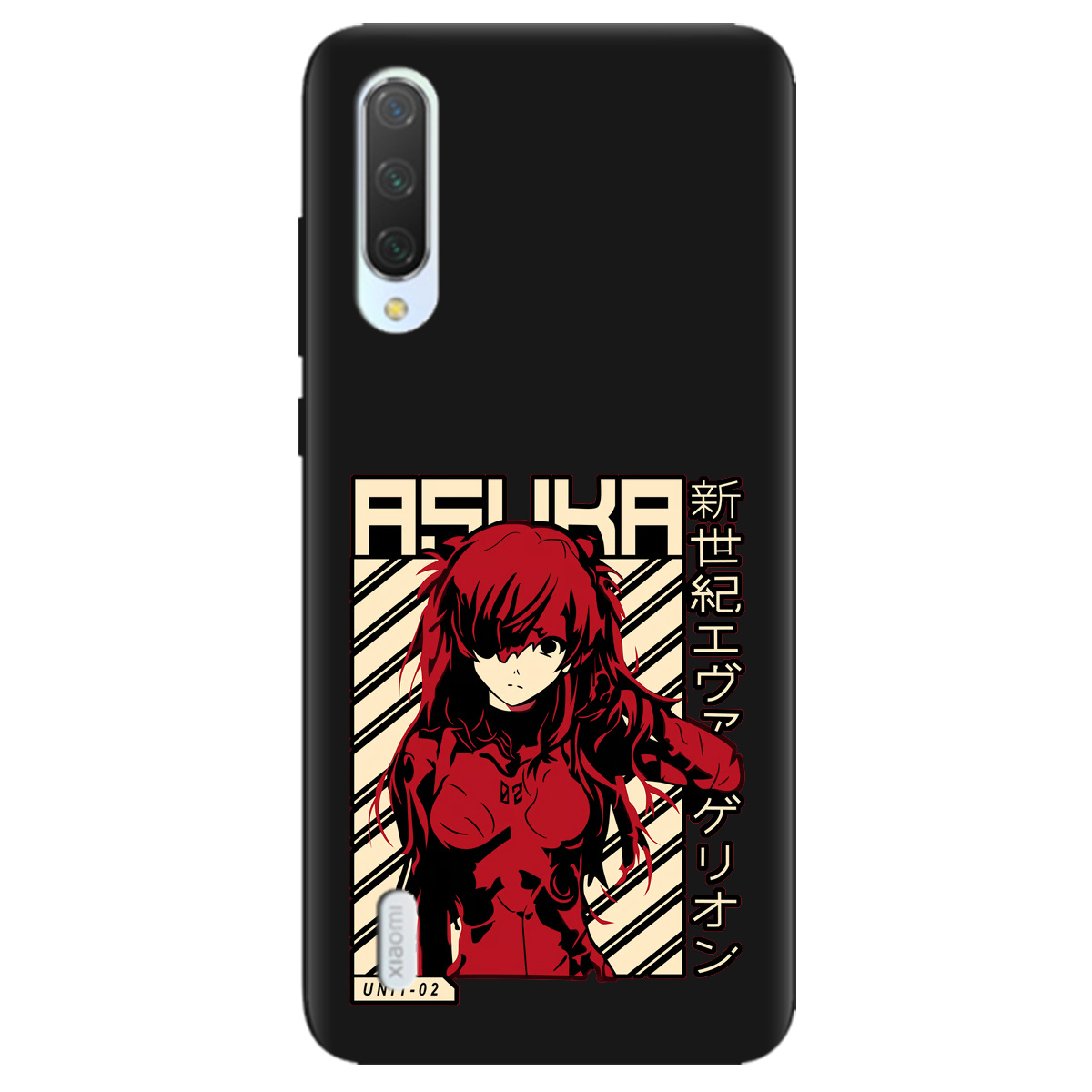 Чохол для Xiaomi Mi A3 чорний матовий soft touch Аска Ленглі - фото 1 - Чохли для телефонів