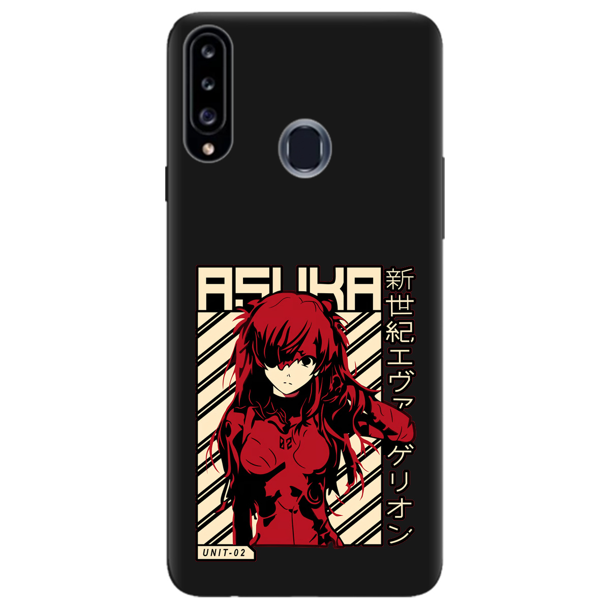 Чохол для Samsung Galaxy A20s чорний матовий soft touch Аска Ленглі - фото 1 - Чохли для телефонів