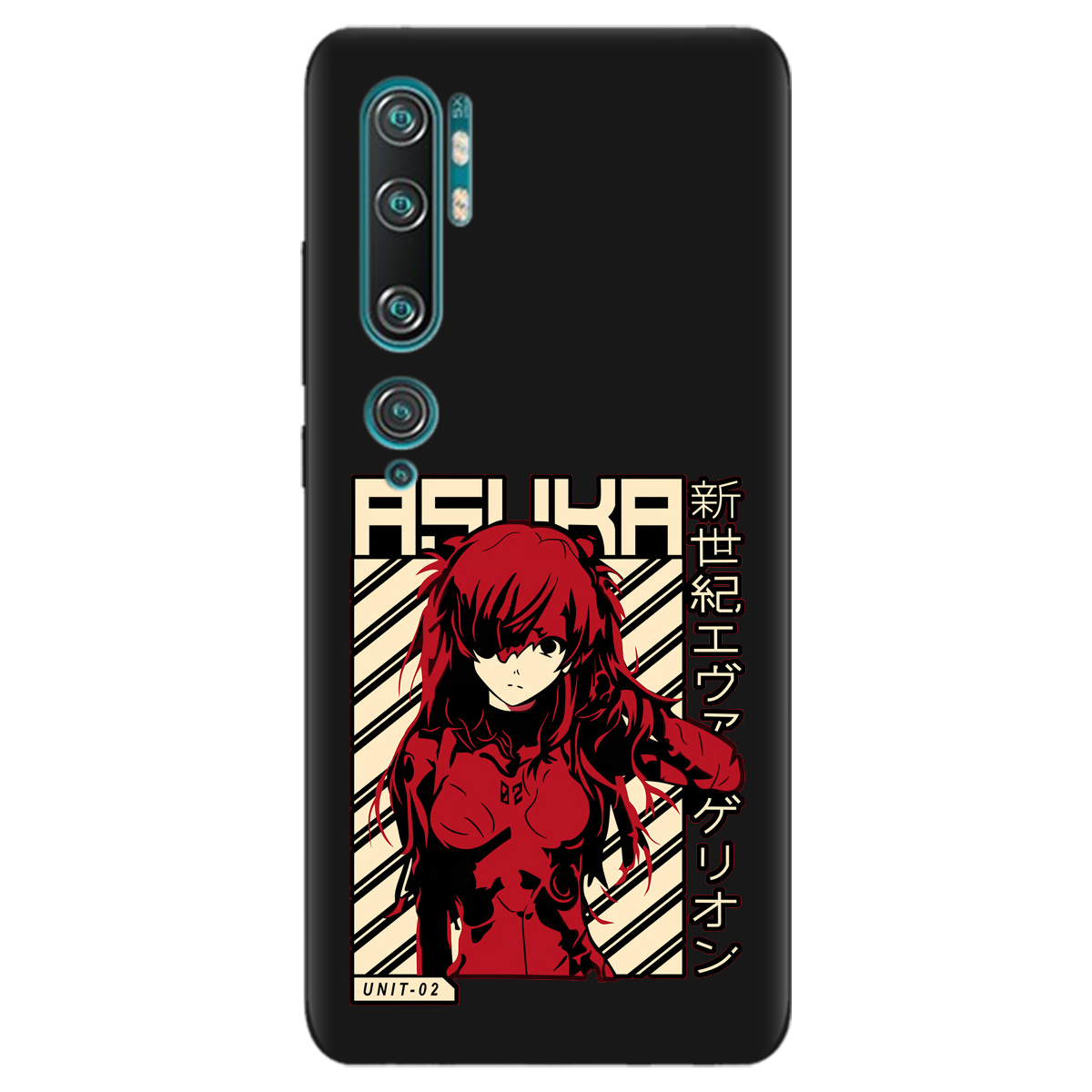 Чохол для Xiaomi Mi Note 10 чорний матовий soft touch Аска Ленглі - фото 1 Чохол для Xiaomi Mi Note 10 чорний матовий soft touch Аска Ленглі - фото 1 - Чохли для телефонів