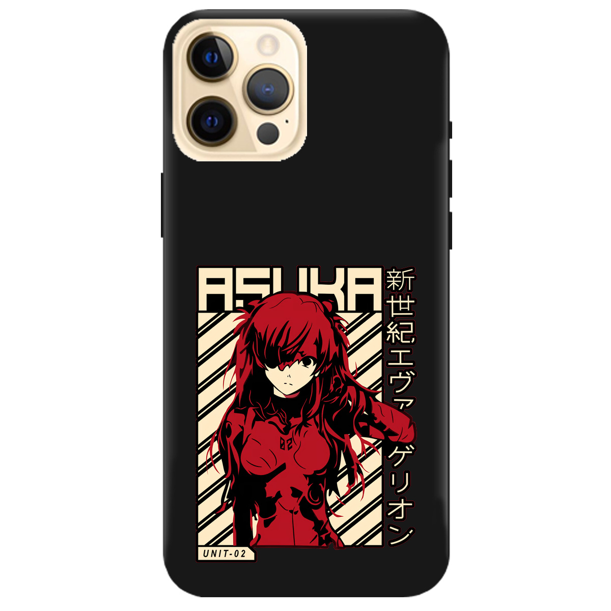 Чохол для Apple iPhone 12 Pro чорний матовий soft touch Аска Ленглі - фото 1 - Чохли для телефонів