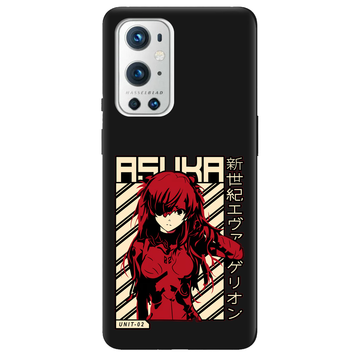 Чохол для OnePlus 9 Pro чорний матовий soft touch Аска Ленглі - фото 1 - Чохли для телефонів