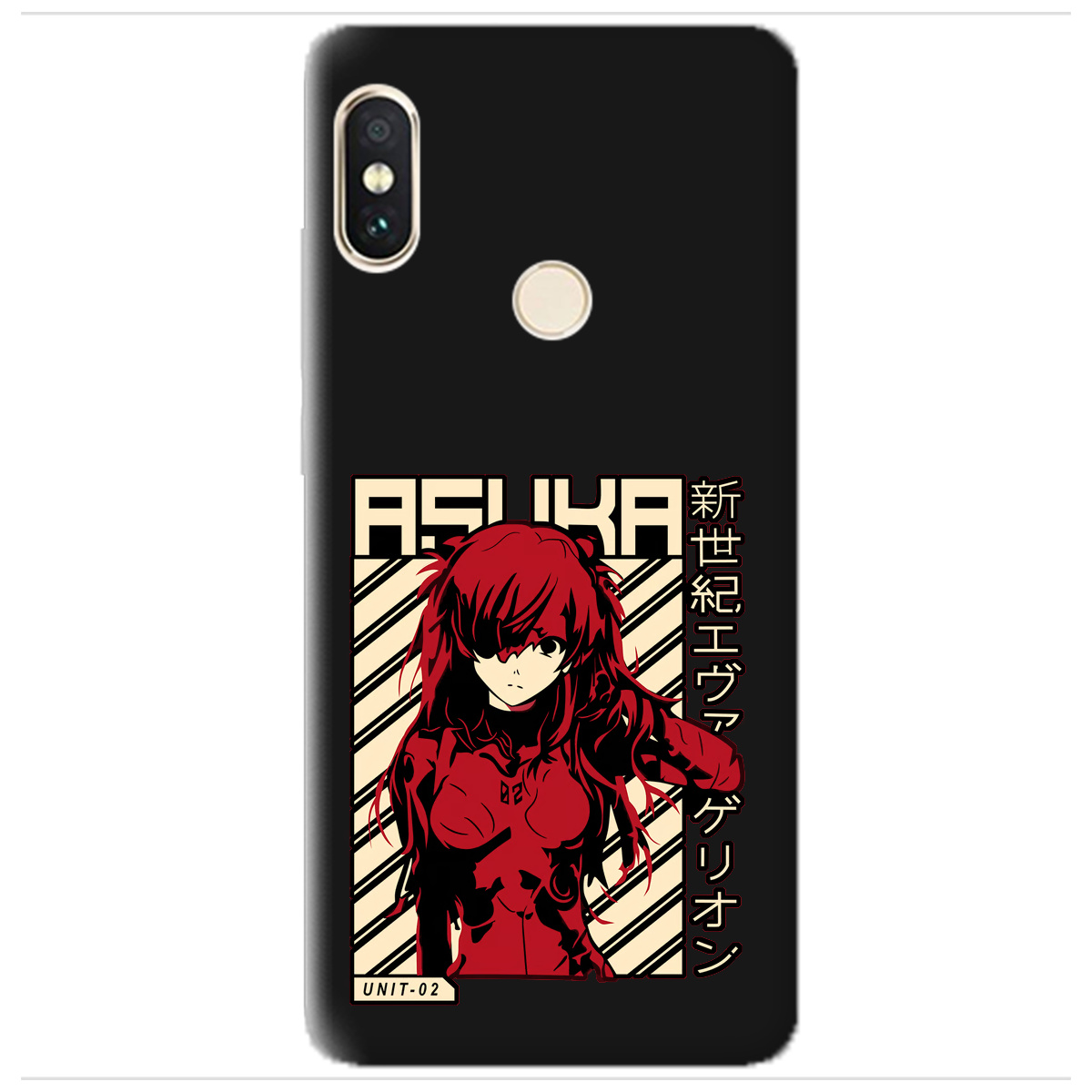 Чохол для Xiaomi Redmi Note 5 чорний матовий soft touch Аска Ленглі - фото 1 - Чохли для телефонів