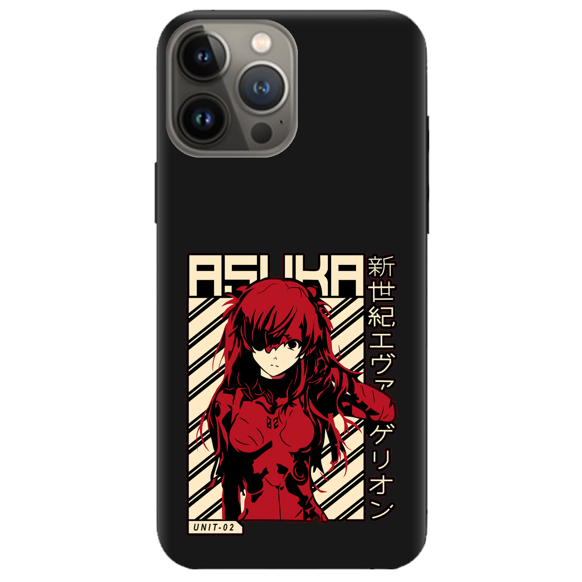 Чехол для Apple iPhone 13 Pro черный матовый soft touch Аска Ленгли - фото 1 - Чехлы для телефонов