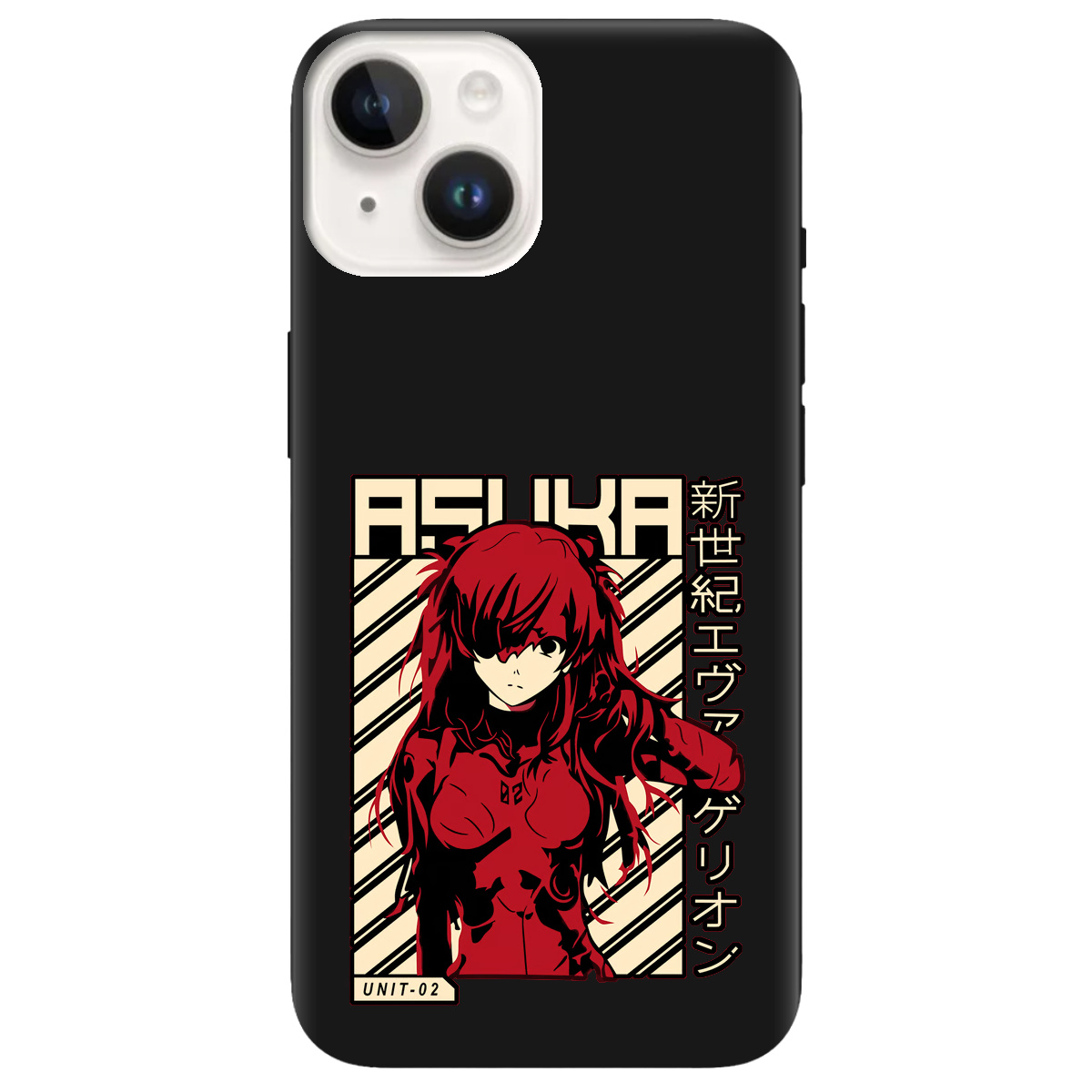 Чохол для Apple iPhone 14 Plus чорний матовий soft touch Аска Ленглі - фото 1 - Чохли для телефонів