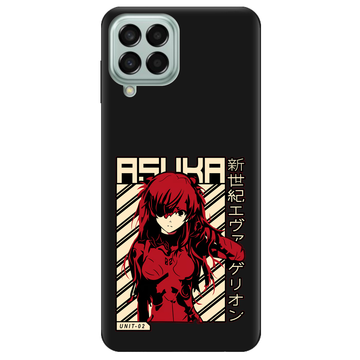 Чохол для Samsung Galaxy M53 чорний матовий soft touch Аска Ленглі - фото 1 - Чохли для телефонів