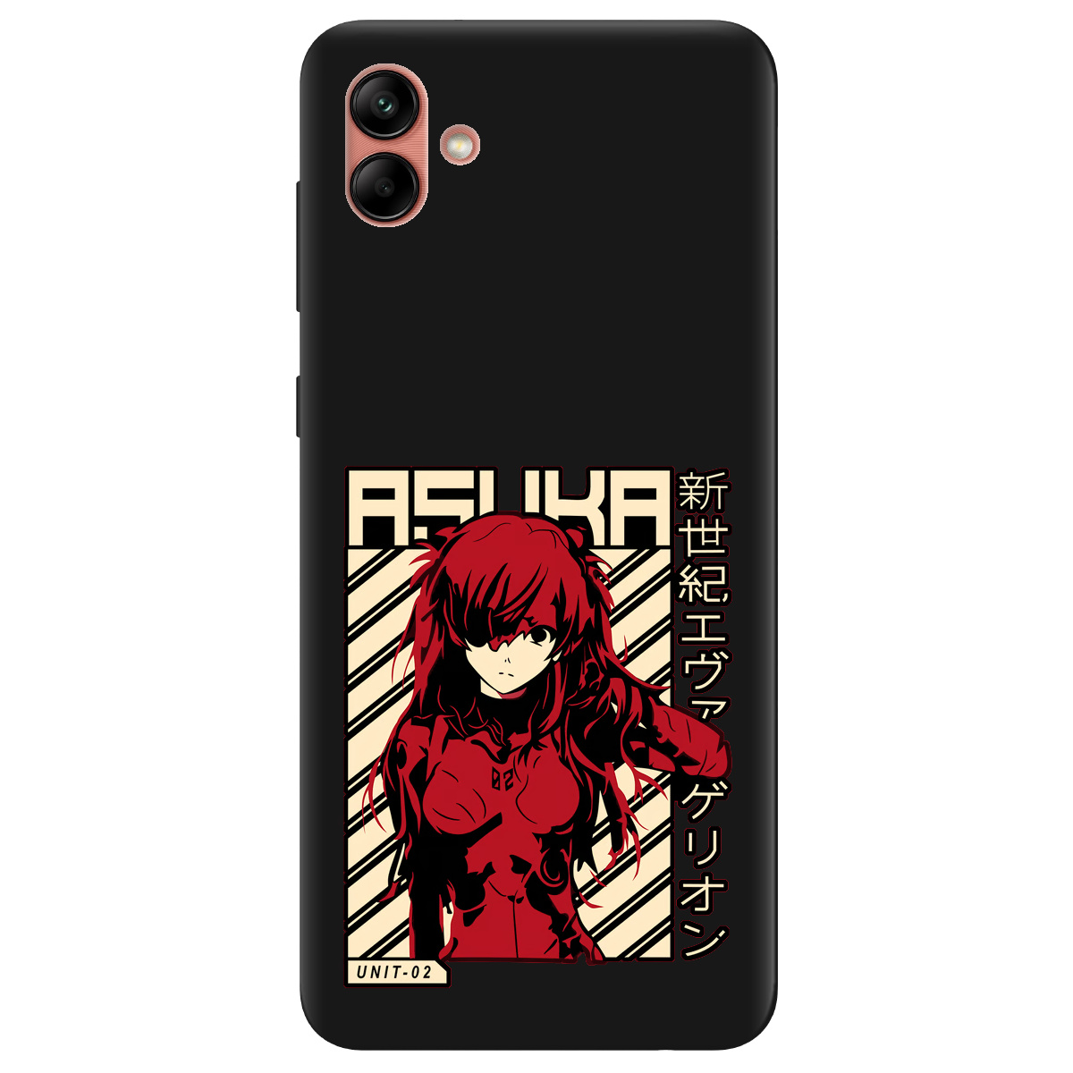 Чохол для Samsung Galaxy A04 чорний матовий soft touch Аска Ленглі - фото 1 - Чохли для телефонів