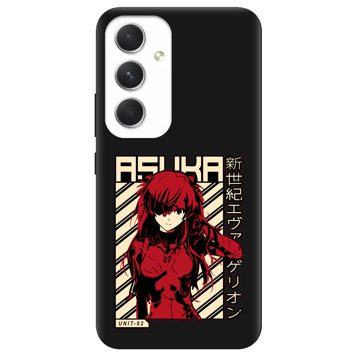 Чохол для Samsung Galaxy A54 чорний матовий soft touch Аска Ленглі - фото 1 - Чохли для телефонів