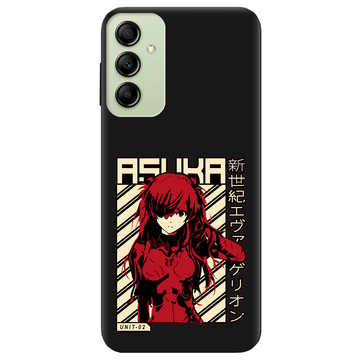 Чехол для Samsung Galaxy A14 черный матовый soft touch Аска Ленгли - фото 1 - Чехлы для телефонов