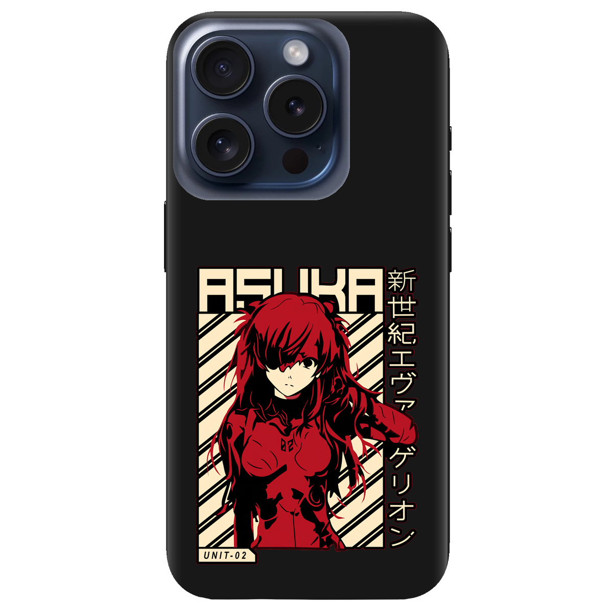 Чехол для Apple iPhone 15 Pro черный матовый soft touch Аска Ленгли - фото 1 - Чехлы для телефонов