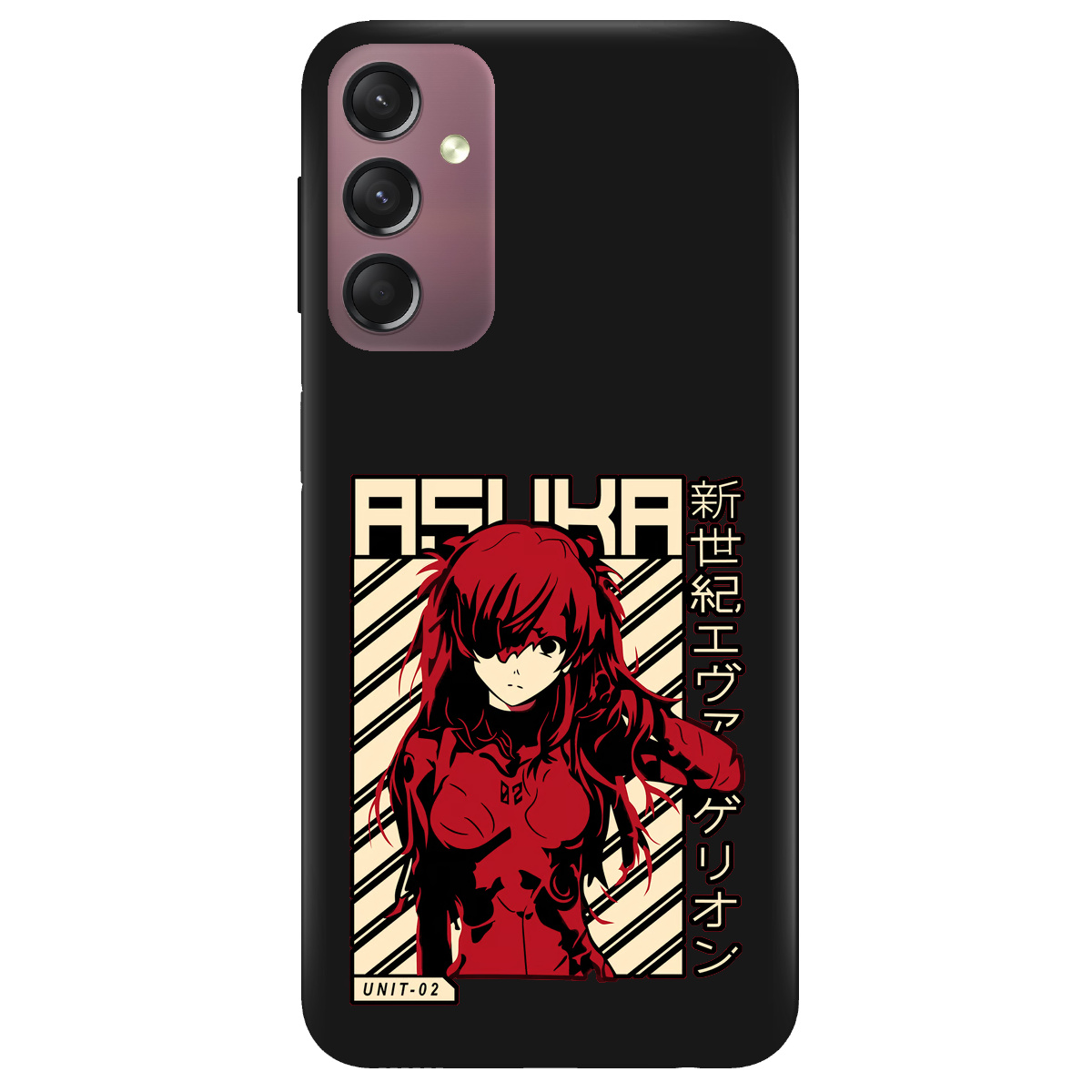 Чехол для Samsung Galaxy A05s черный матовый soft touch Аска Ленгли - фото 1 - Чехлы для телефонов