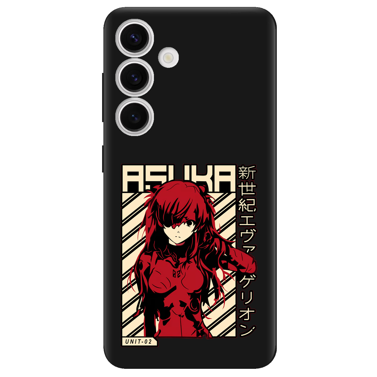 Чохол для Samsung Galaxy S24 чорний матовий soft touch Аска Ленглі - фото 1 - Чохли для телефонів