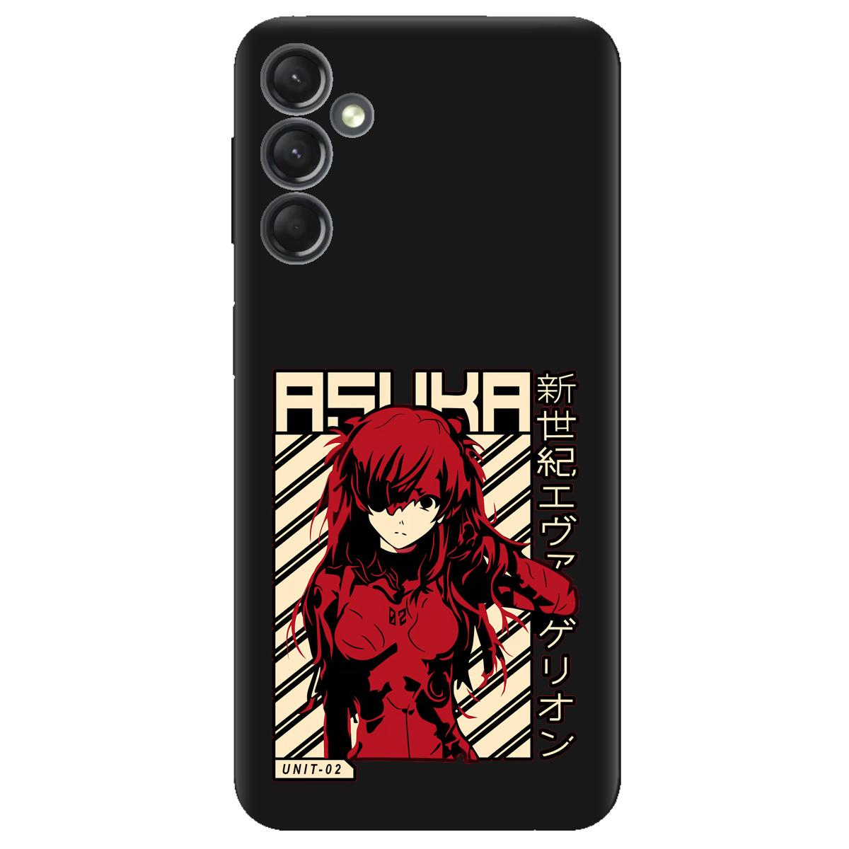 Чехол для Samsung Galaxy A25 черный матовый soft touch Аска Ленгли - фото 1 - Чехлы для телефонов