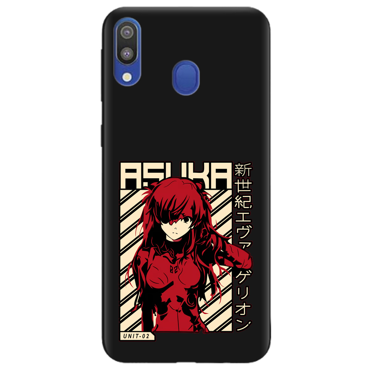 Чехол для Samsung Galaxy A20e черный матовый soft touch Аска Ленгли - фото 1 - Чехлы для телефонов