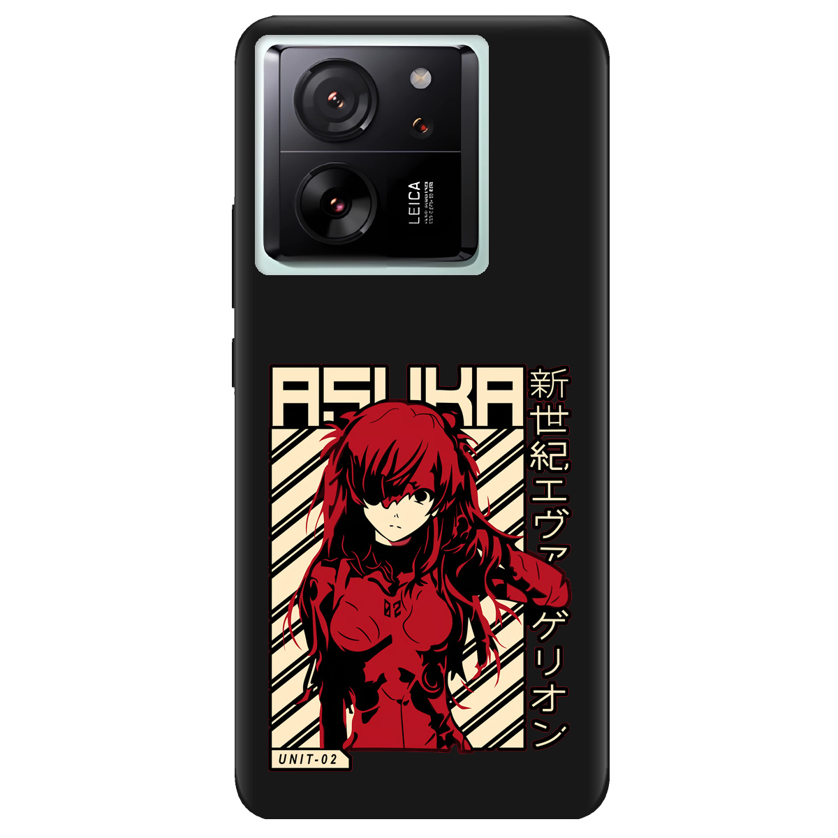 Чохол для Xiaomi 13T Pro чорний матовий soft touch Аска Ленглі - фото 1 - Чохли для телефонів