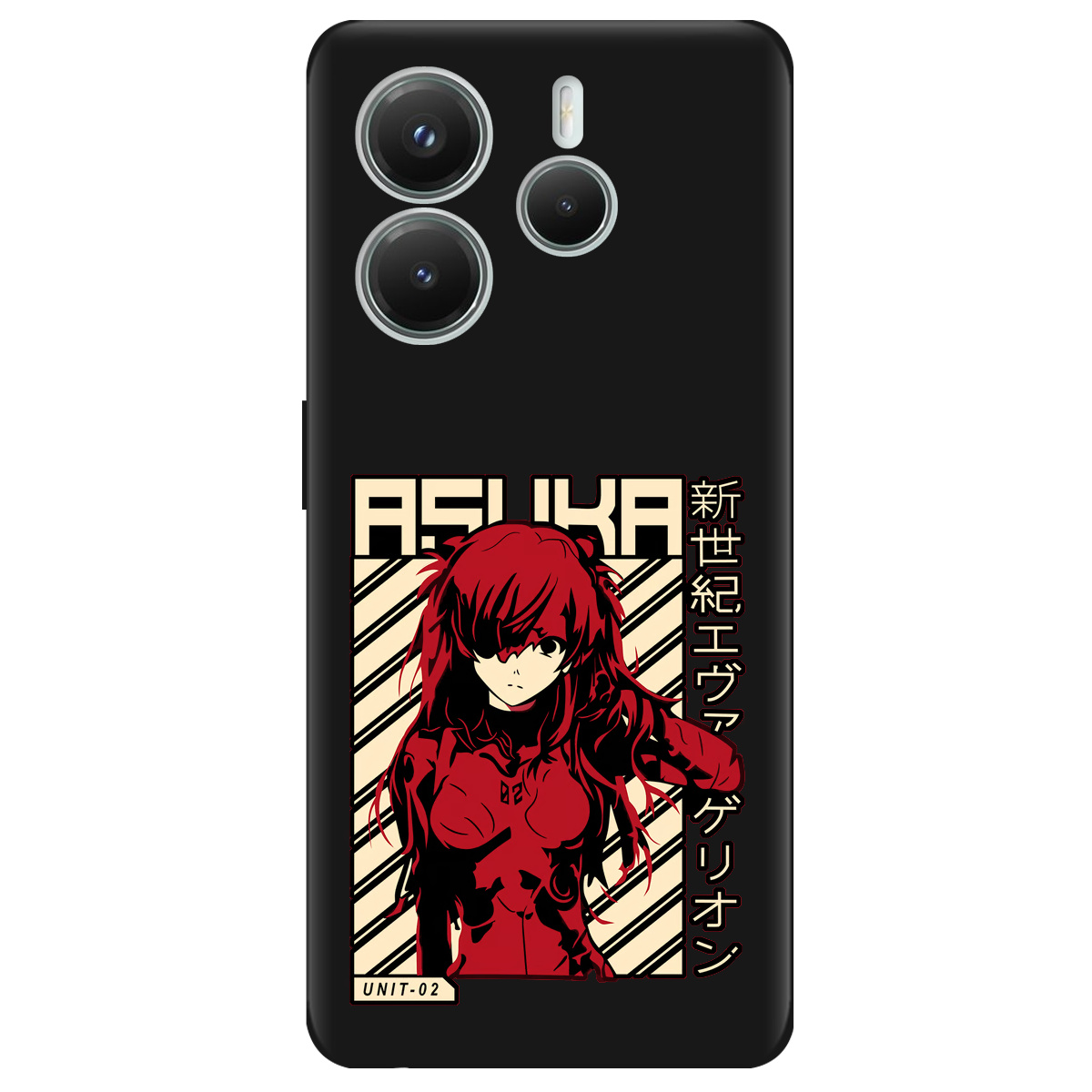 Чехол для Xiaomi Redmi Note 14 5G черный матовый soft touch Аска Ленгли - фото 1 Чехол для Xiaomi Redmi Note 14 5G черный матовый soft touch Аска Ленгли - фото 1 - Чехлы для телефонов