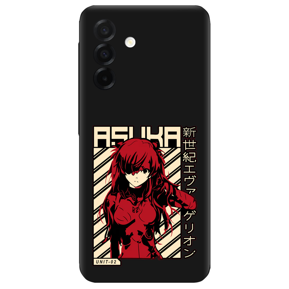 Чехол для Samsung Galaxy A26 5G черный матовый soft touch Аска Ленгли - фото 1 Чехол для Samsung Galaxy A26 5G черный матовый soft touch Аска Ленгли - фото 1 - Чехлы для телефонов