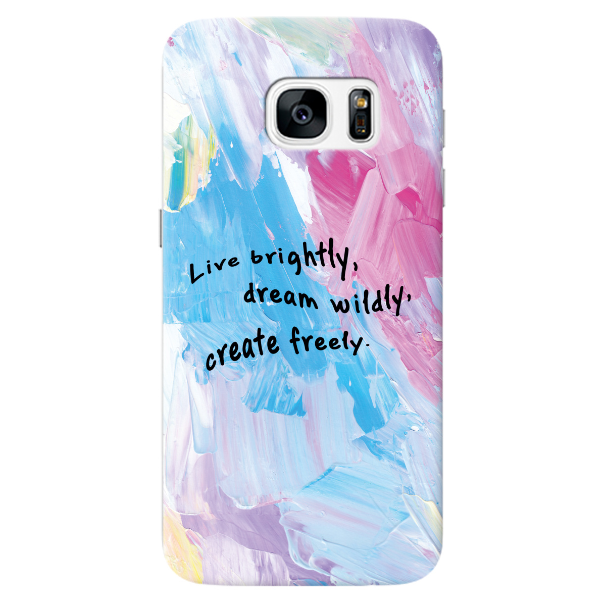 Чехол для Samsung Galaxy S7 Живи ярко - фото 1 - Чехлы для телефонов