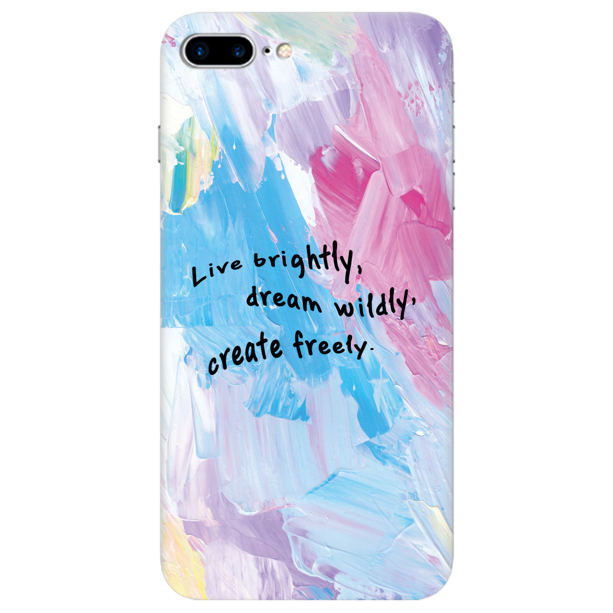 Чохол для Apple iPhone 8 Plus Живи яскраво - фото 1 - Чохли для телефонів