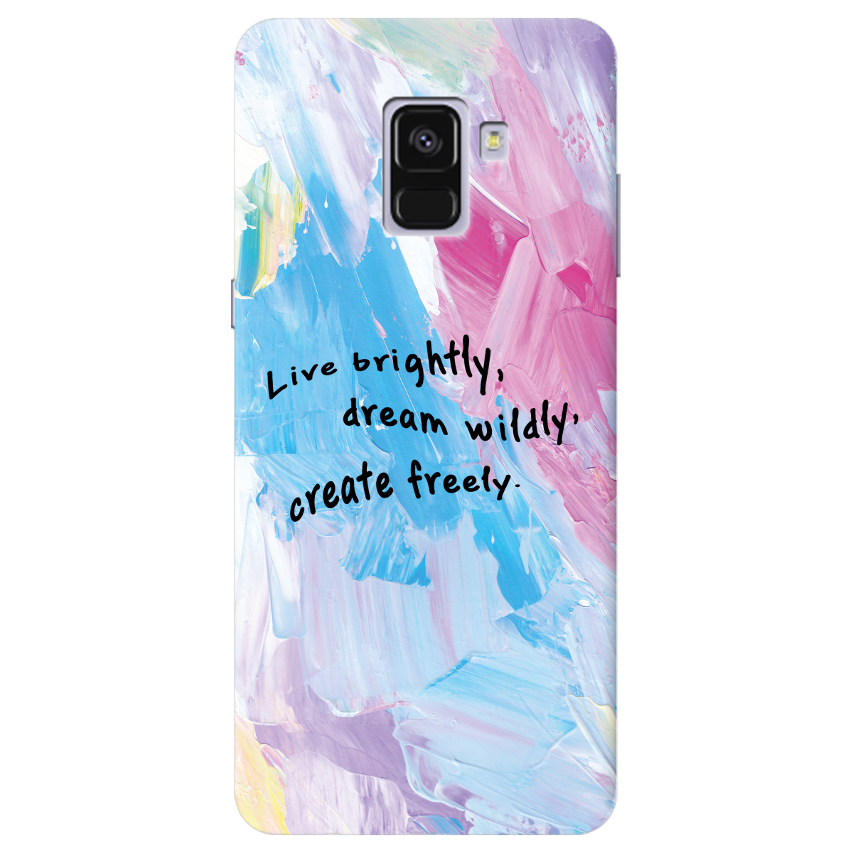 Чохол для Samsung Galaxy A8 2018 Живи яскраво - фото 1 - Чохли для телефонів