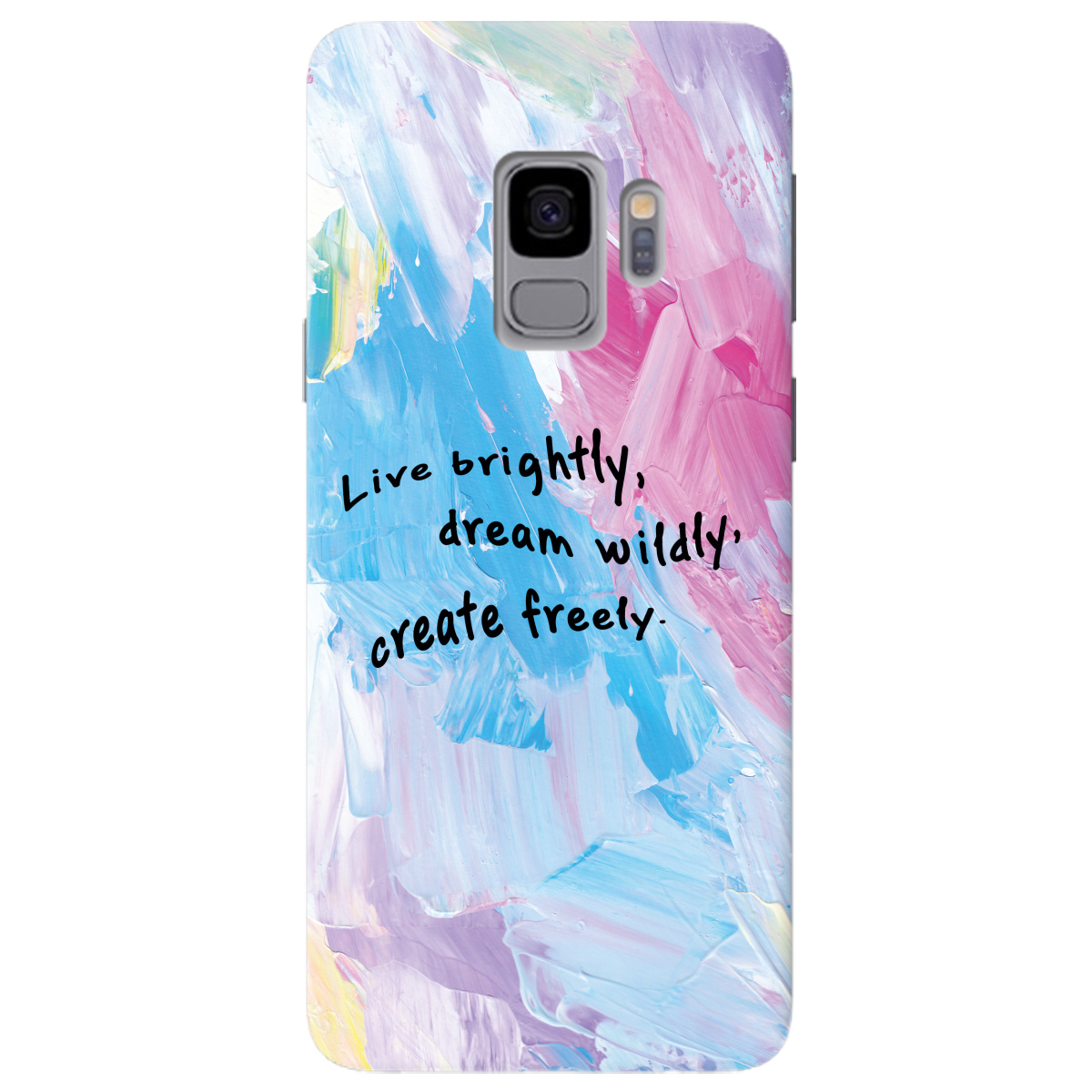 Чехол для Samsung Galaxy S9 Живи ярко - фото 1 Чехол для Samsung Galaxy S9 Живи ярко - фото 1 - Чехлы для телефонов