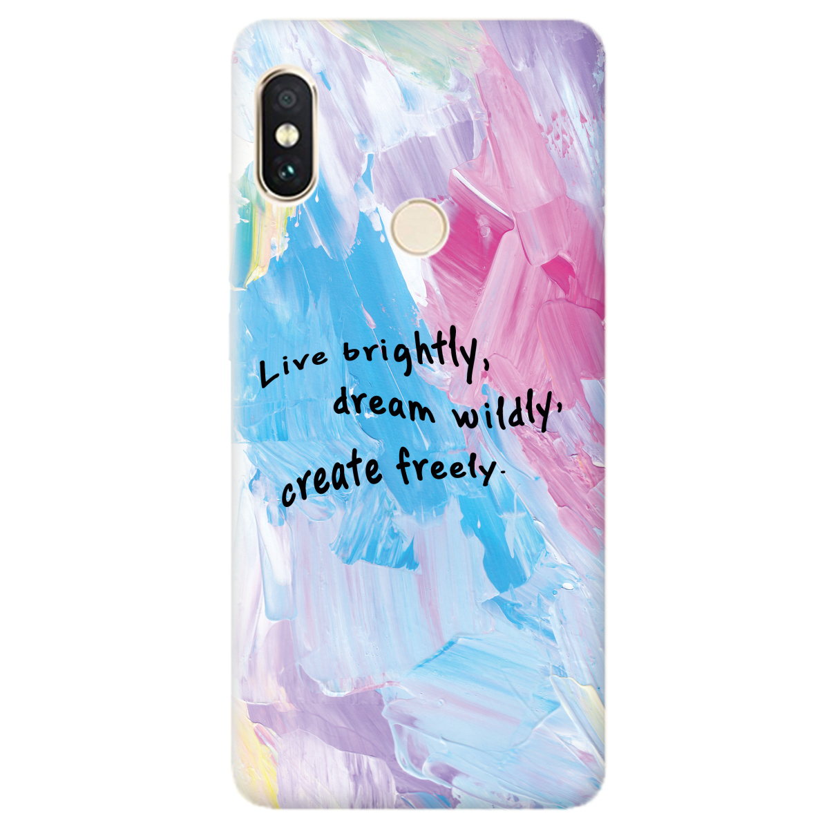 Чохол для Xiaomi Redmi Note 5 Живи яскраво - фото 1 - Чохли для телефонів