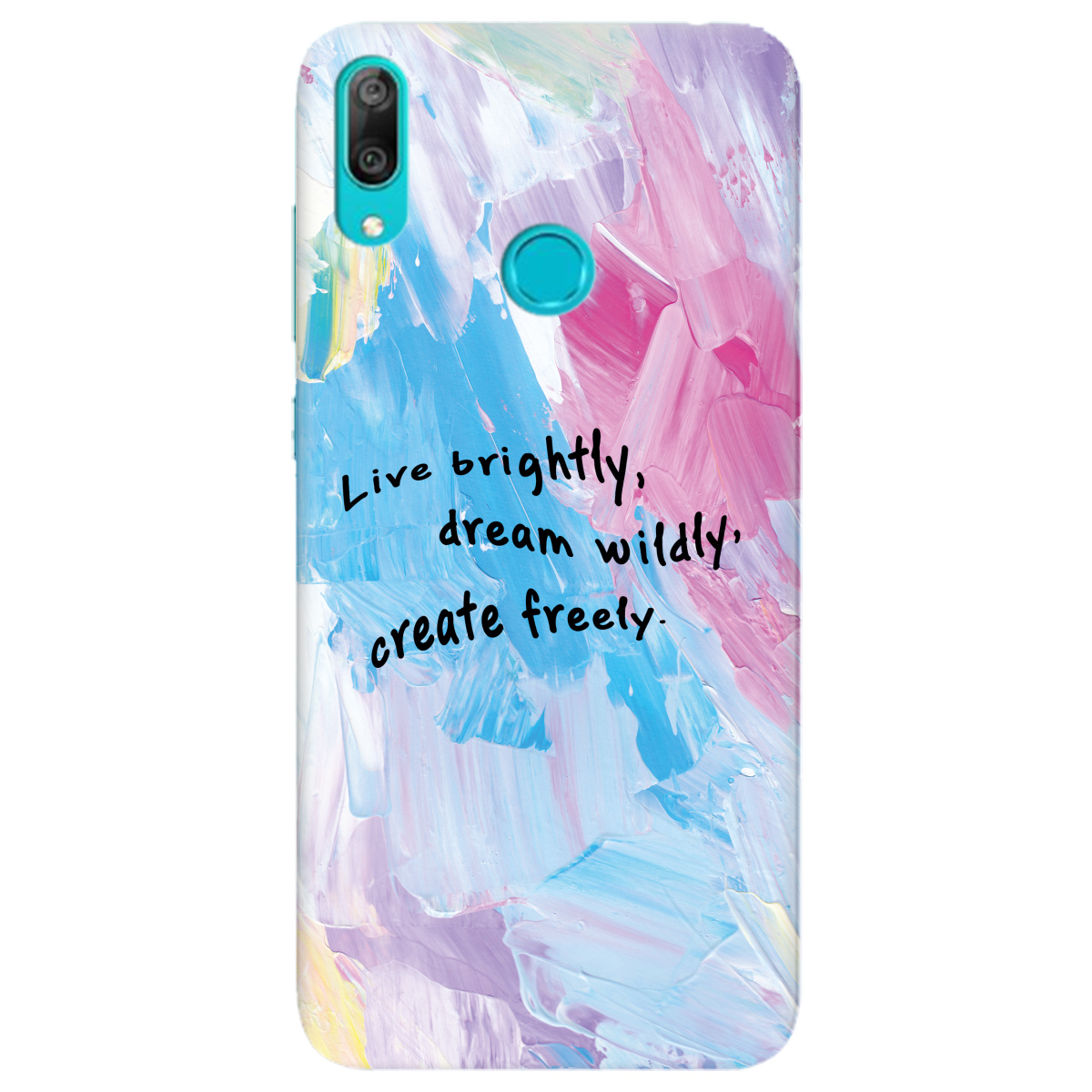 Чехол для Huawei Y7 2019 Живи ярко - фото 1 - Чехлы для телефонов