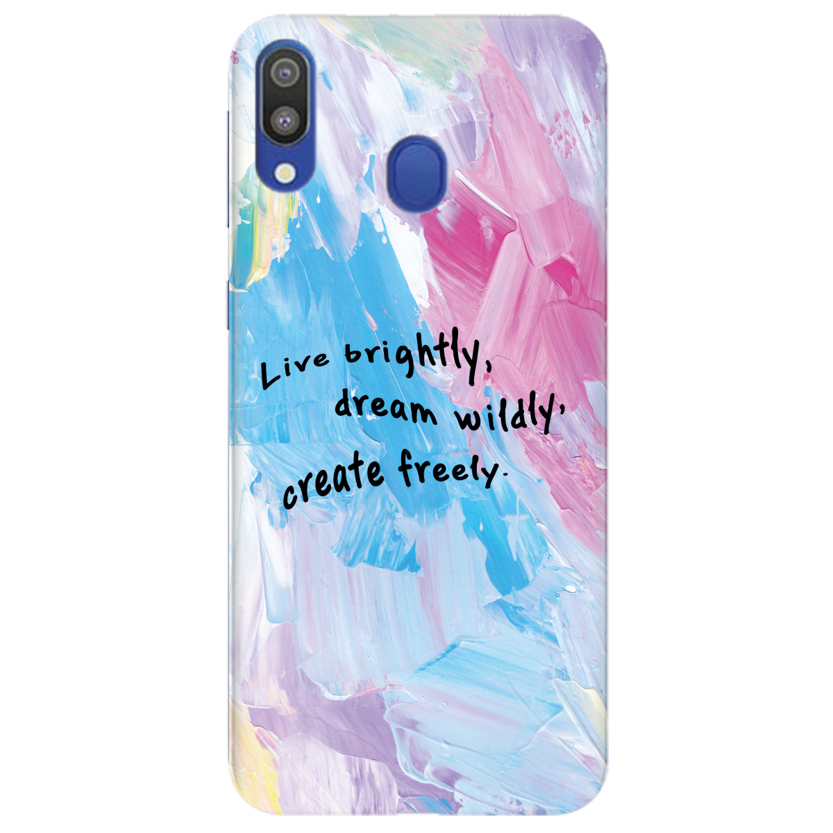 Чехол для Samsung Galaxy M20 Живи ярко - фото 1 Чехол для Samsung Galaxy M20 Живи ярко - фото 1 - Чехлы для телефонов