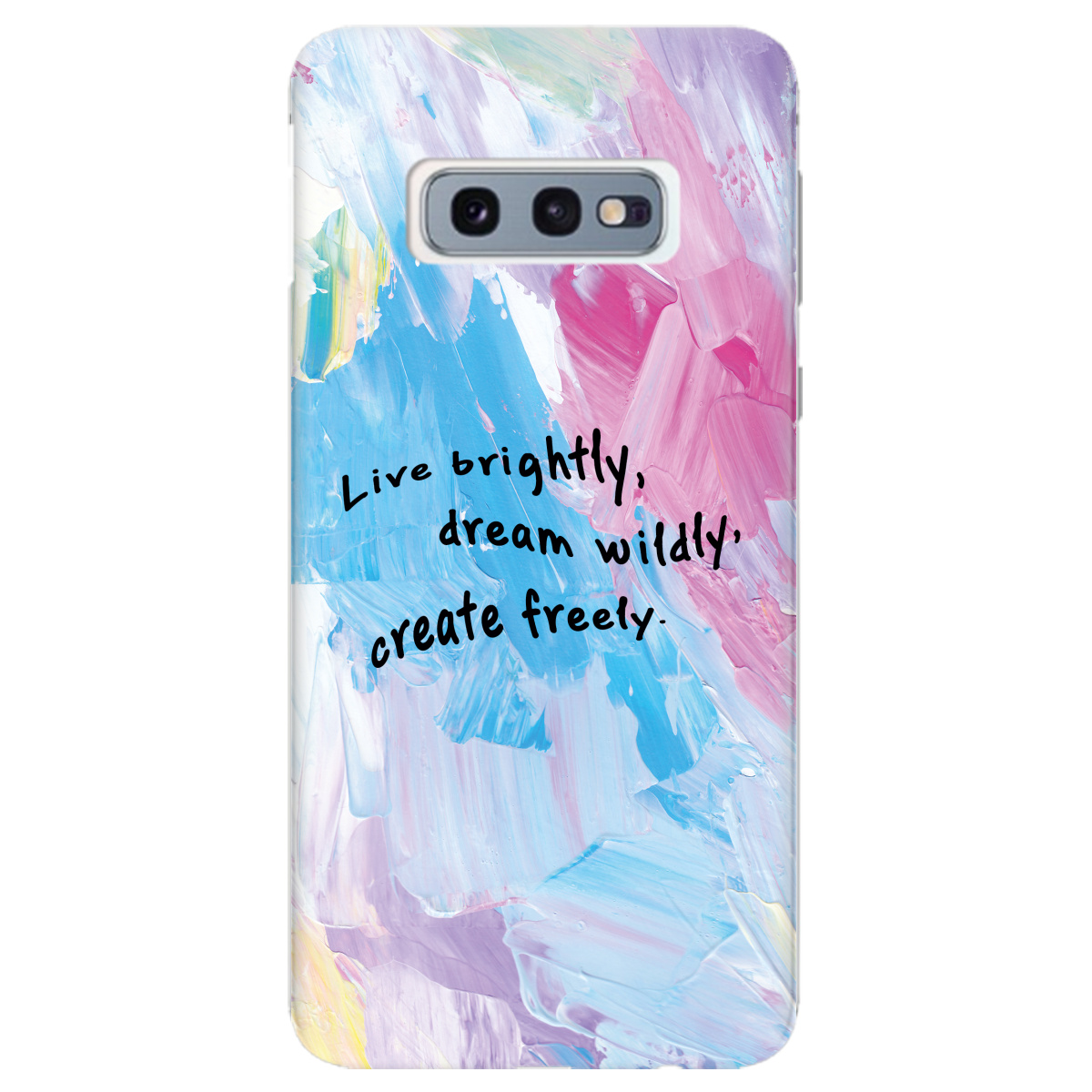 Чехол для Samsung Galaxy S10e Живи ярко - фото 1 Чехол для Samsung Galaxy S10e Живи ярко - фото 1 - Чехлы для телефонов