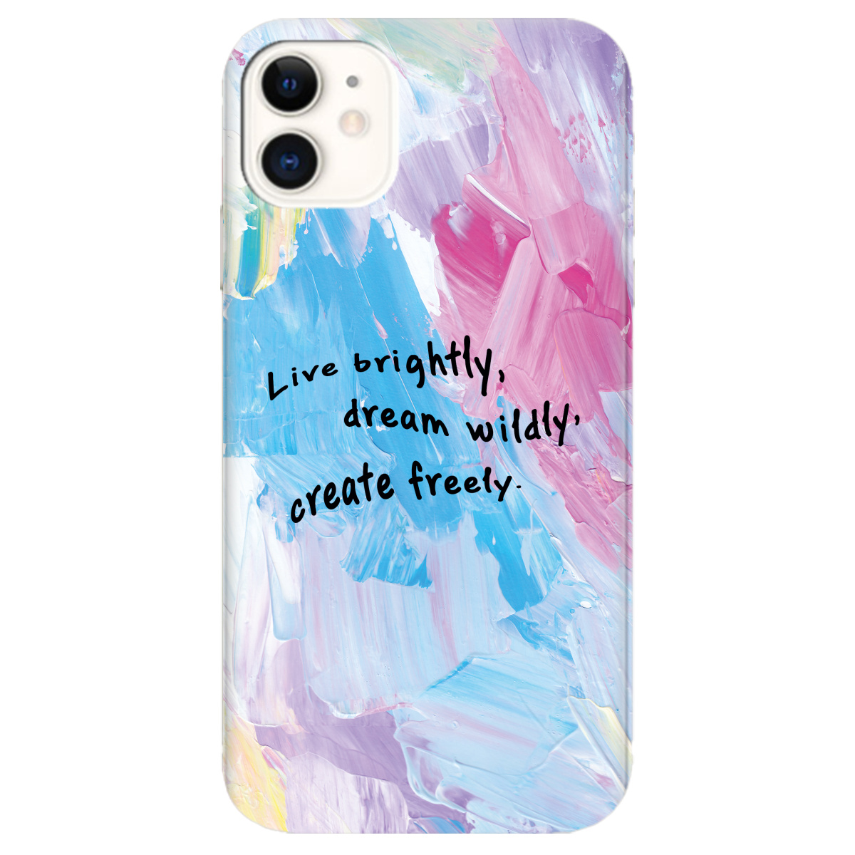 Чохол для Apple iPhone 11 Живи яскраво - фото 1 - Чохли для телефонів