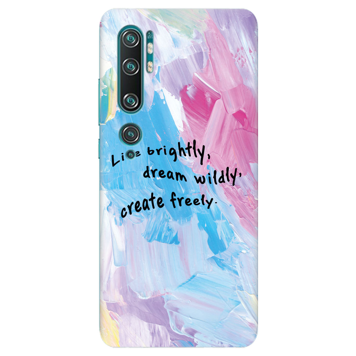 Чехол для Xiaomi Mi Note 10 Живи ярко - фото 1 - Чехлы для телефонов