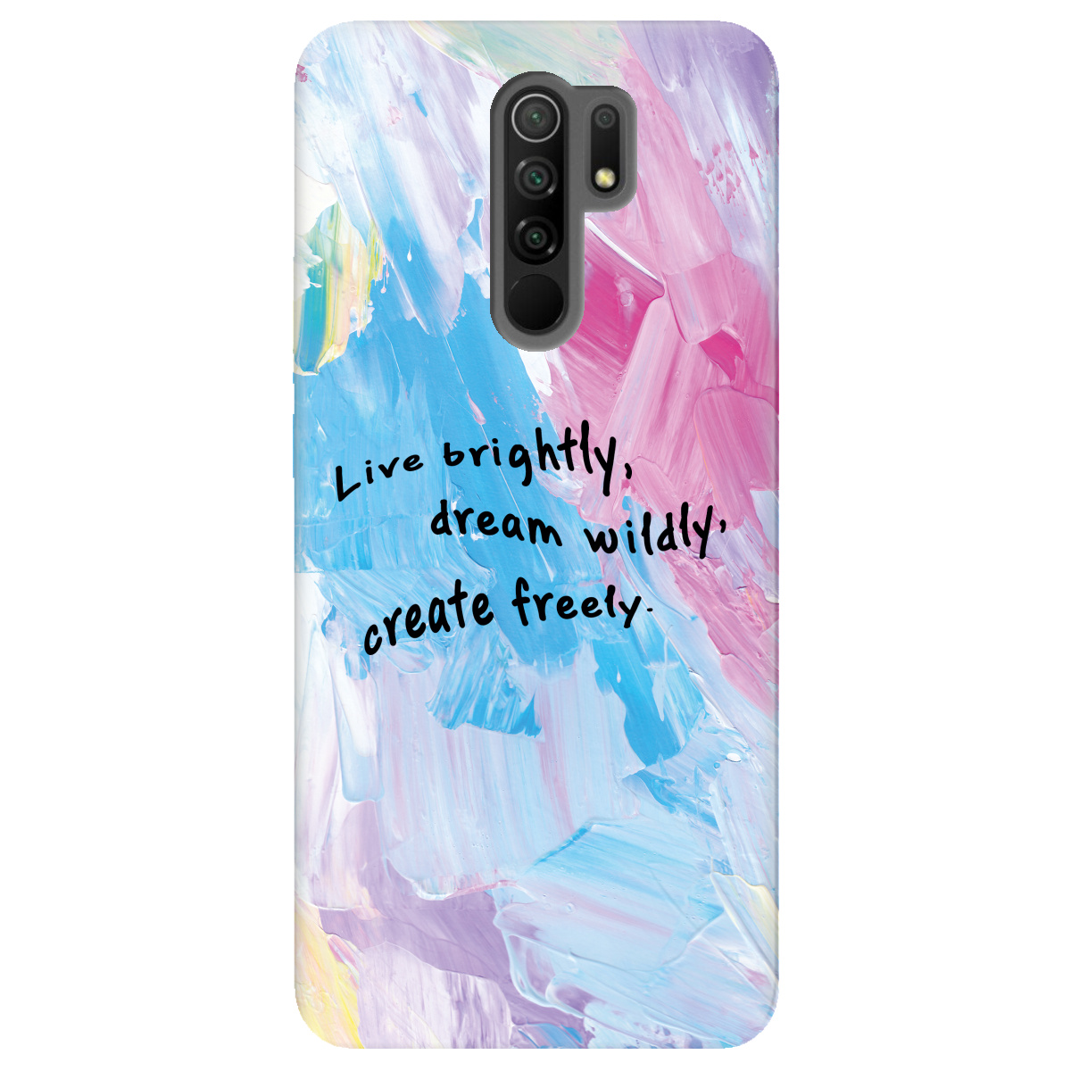 Чехол для Xiaomi Redmi 9 Живи ярко - фото 1 Чехол для Xiaomi Redmi 9 Живи ярко - фото 1 - Чехлы для телефонов