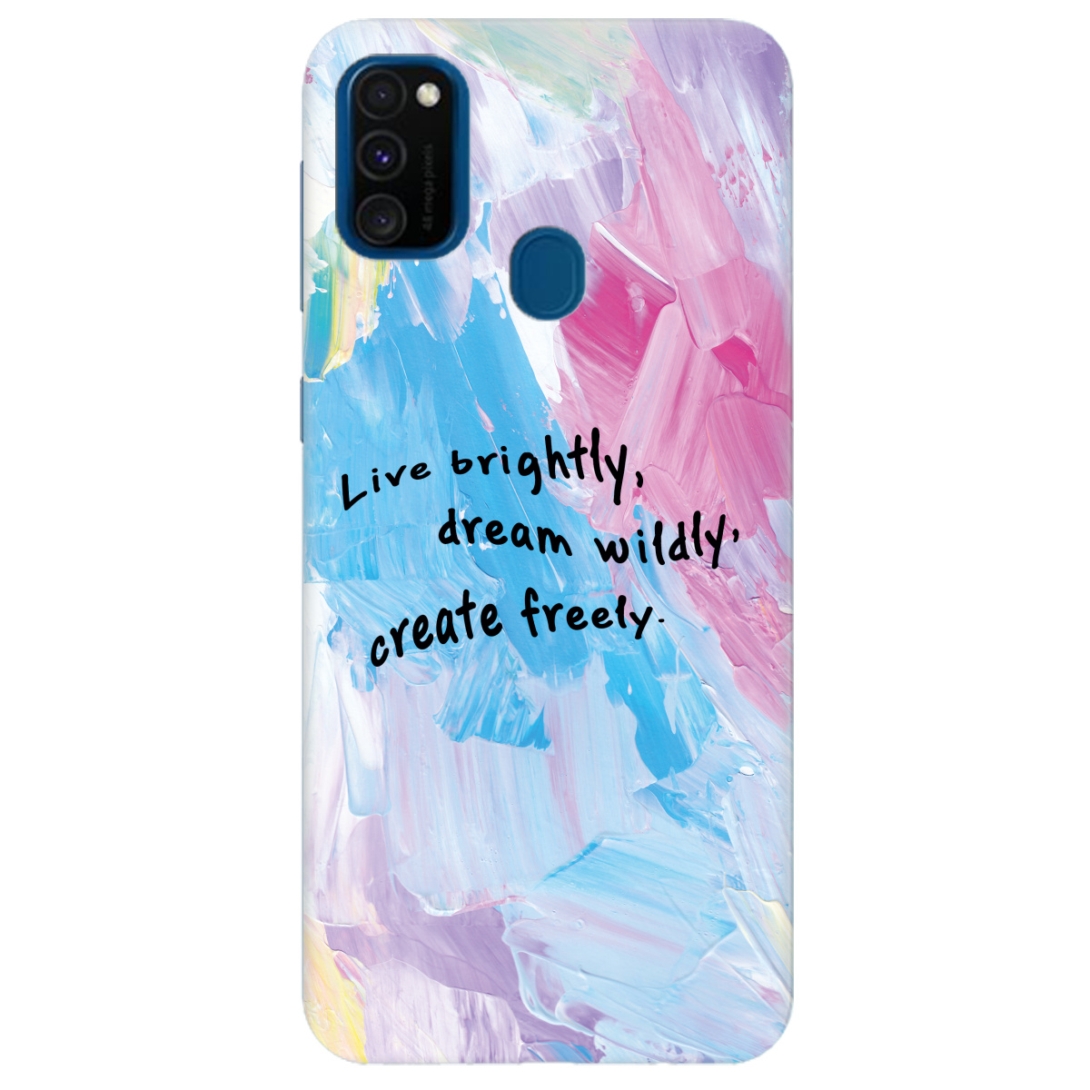 Чохол для Samsung Galaxy M21 Живи яскраво - фото 1 - Чохли для телефонів