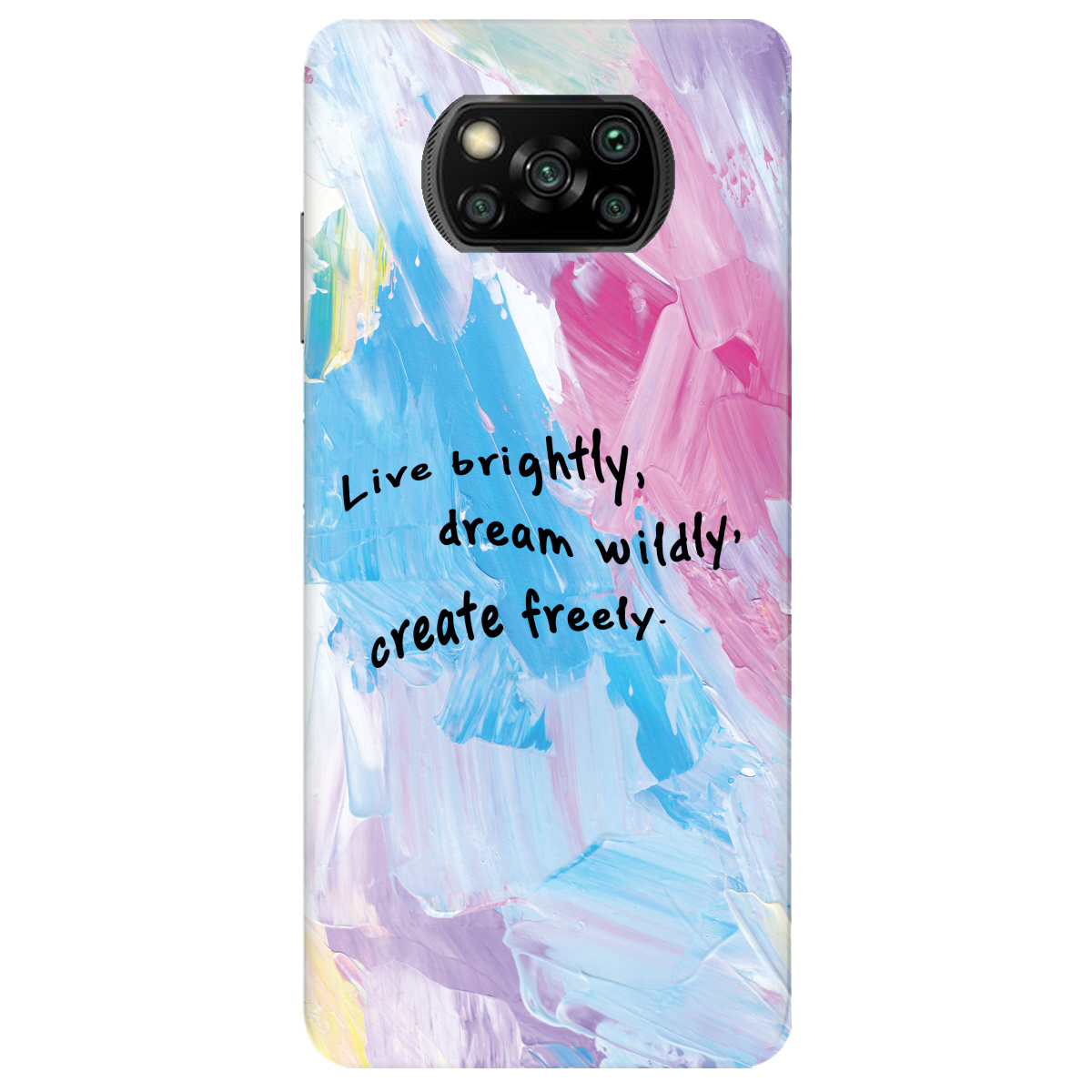 Чехол для Xiaomi Poco X3 Живи ярко - фото 1 - Чехлы для телефонов