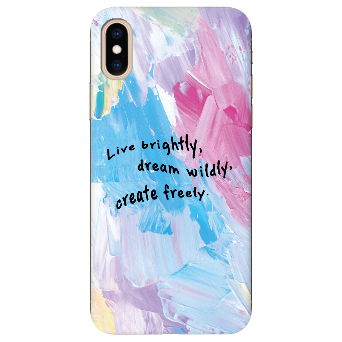 Чехол для Apple iPhone XS Max Живи ярко - фото 1 - Чехлы для телефонов