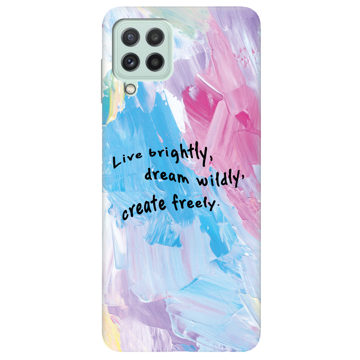 Чохол для Samsung Galaxy A22 4G Живи яскраво - фото 1 - Чохли для телефонів