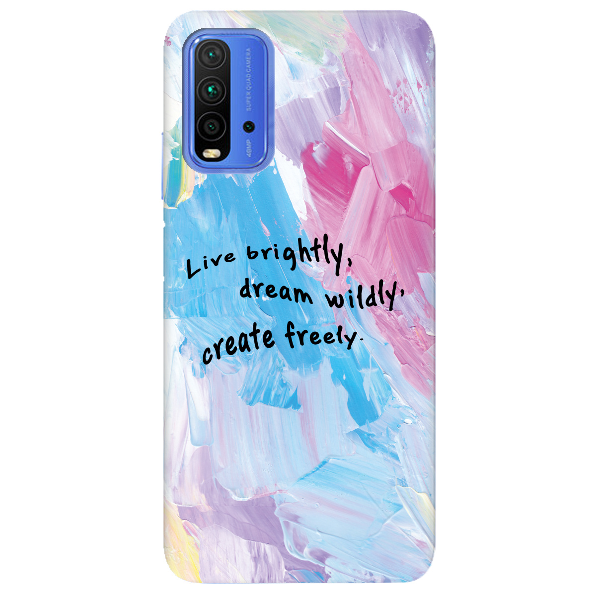 Чохол для Xiaomi Redmi 9T Живи яскраво - фото 1 - Чохли для телефонів