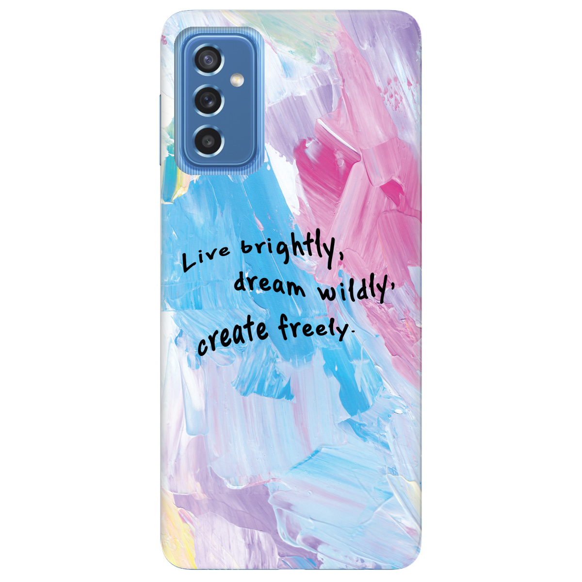 Чохол для Samsung Galaxy M52 Живи яскраво - фото 1 - Чохли для телефонів