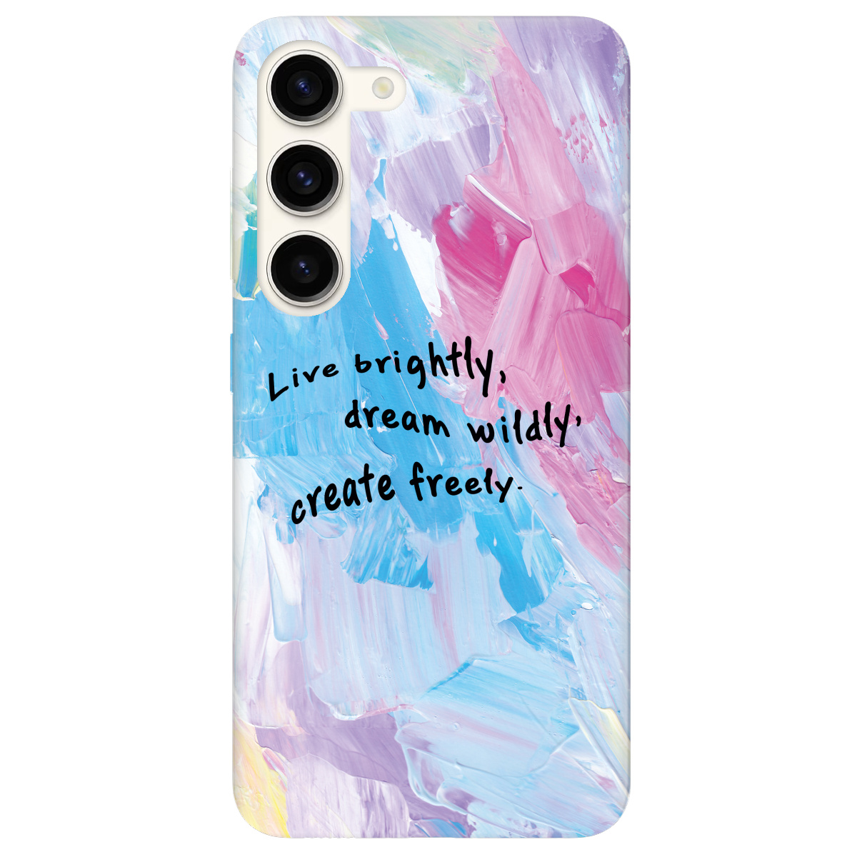 Чехол для Samsung Galaxy S23 Plus Живи ярко - фото 1 Чехол для Samsung Galaxy S23 Plus Живи ярко - фото 1 - Чехлы для телефонов