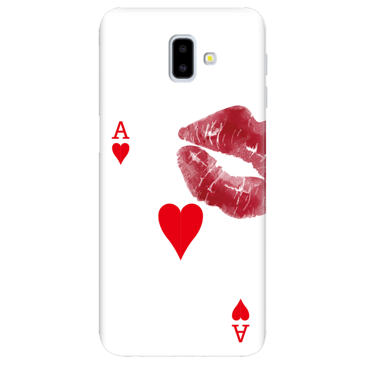 Чохол для Samsung Galaxy J6 Plus 2018 Червовий поцілунок - фото 1 - Чохли для телефонів