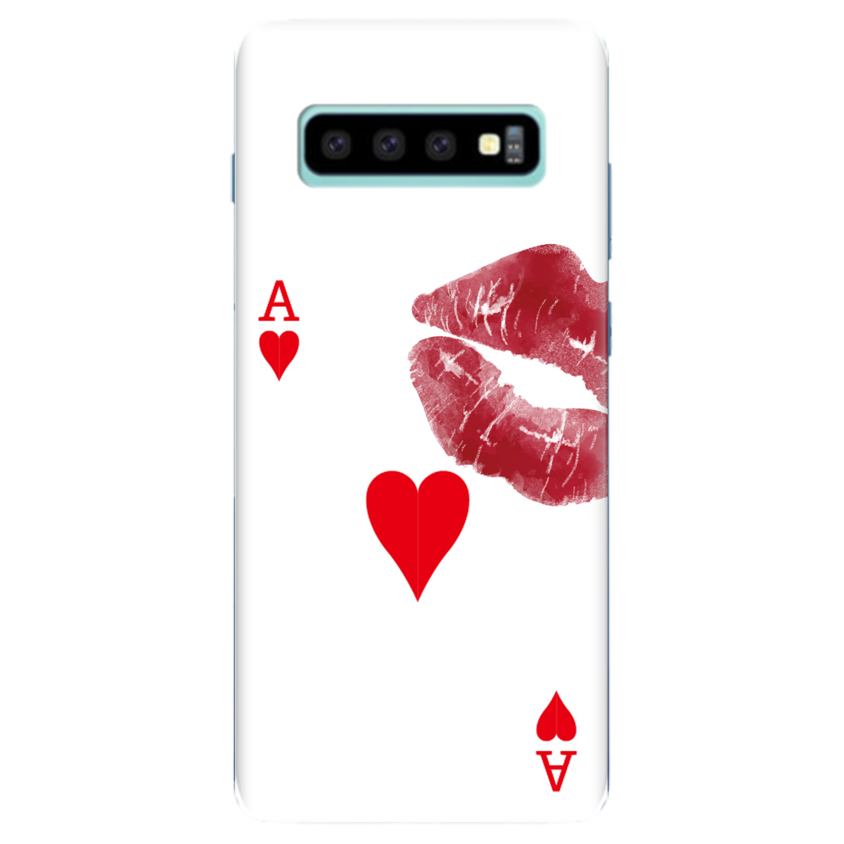 Чехол для Samsung Galaxy S10 Plus Червовый поцелуй - фото 1 - Чехлы для телефонов