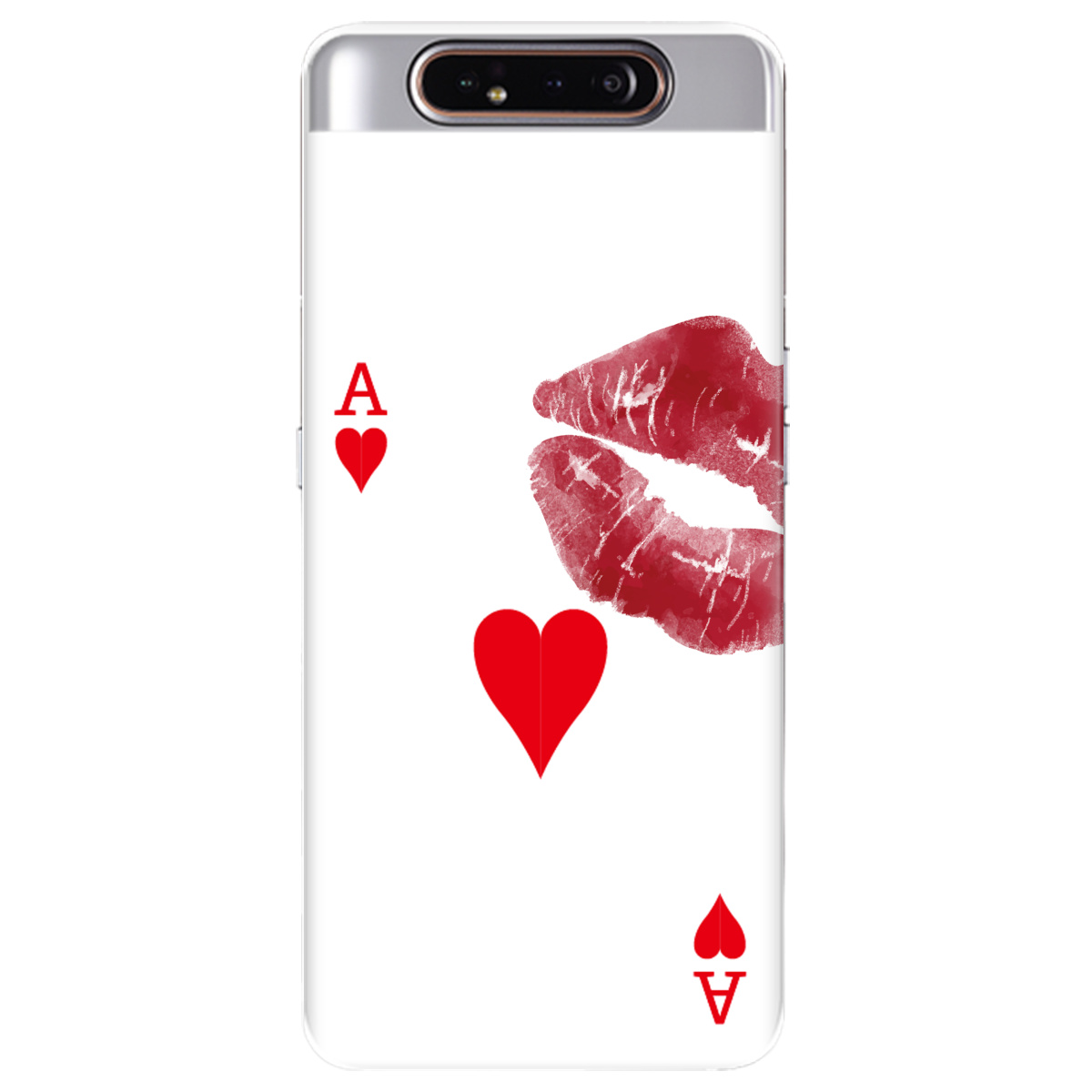 Чехол для Samsung Galaxy A80 Червовый поцелуй - фото 1 - Чехлы для телефонов
